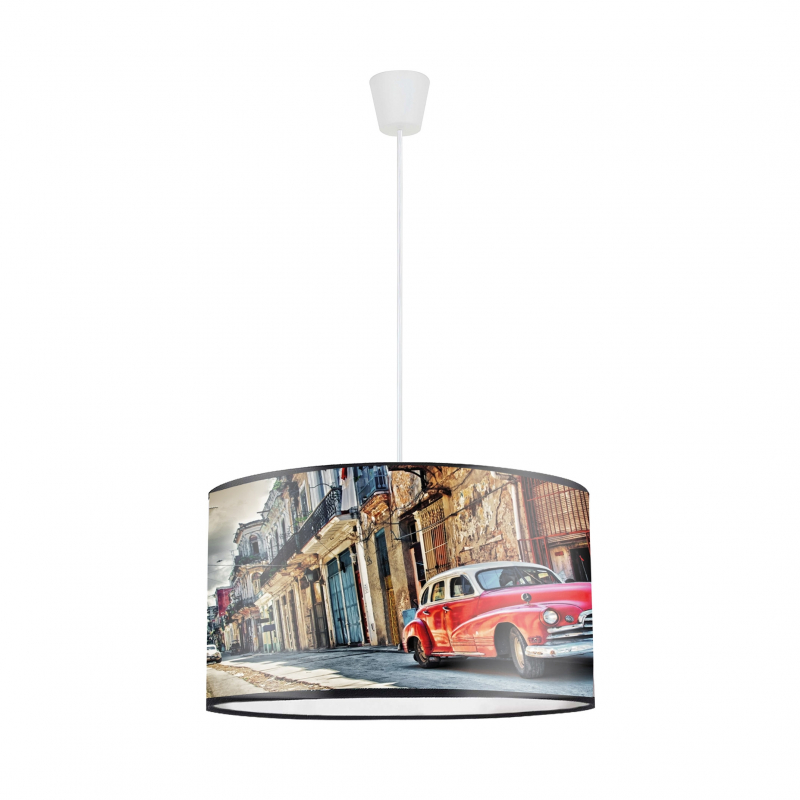 Lampa wisząca CUBA RED 8726