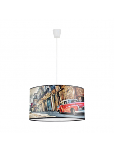Lampa wisząca CUBA RED 8726