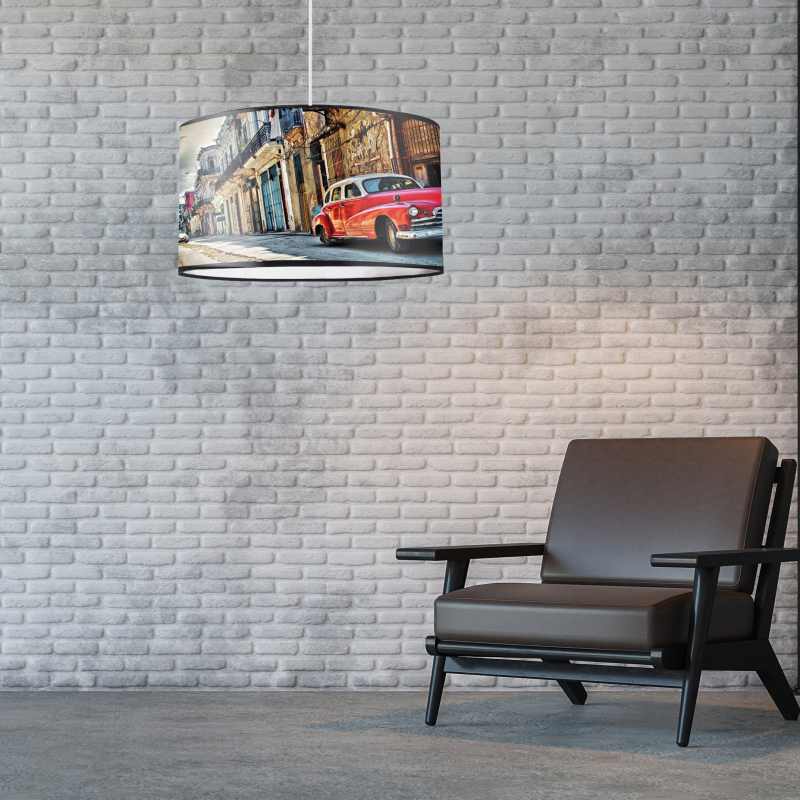 Lampa wisząca CUBA RED 8726