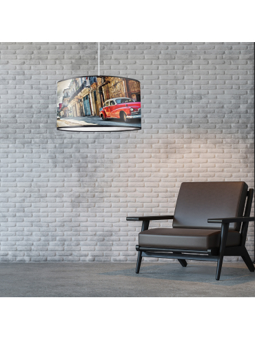 Lampa wisząca CUBA RED 8726