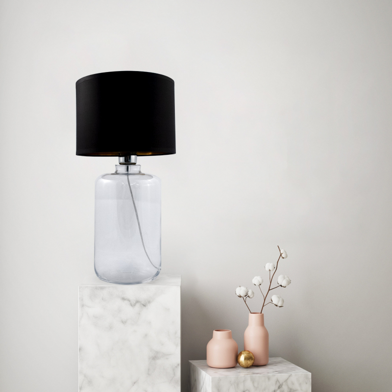 Lampa stołowa SAMASUN TRANSPARENT 5502BKGO