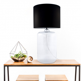 Lampa stołowa AMARSA TRANSPARENT 5507BK