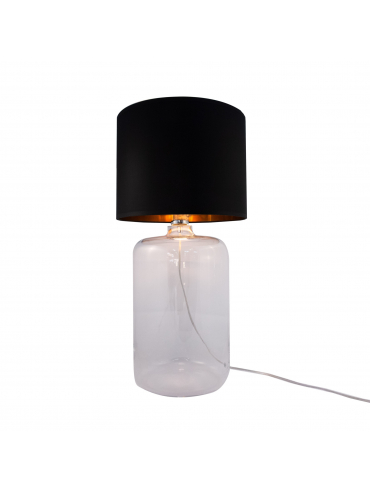 Lampa stołowa AMARSA TRANSPARENT 5508BKGO