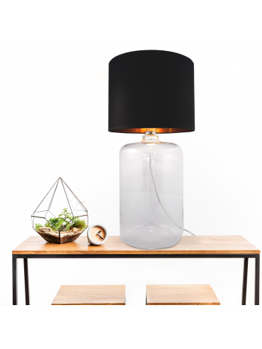 Lampa stołowa AMARSA TRANSPARENT 5508BKGO