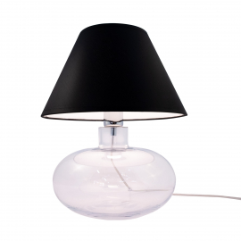 Lampa stołowa MERSIN TRANSPARENT 5513BK