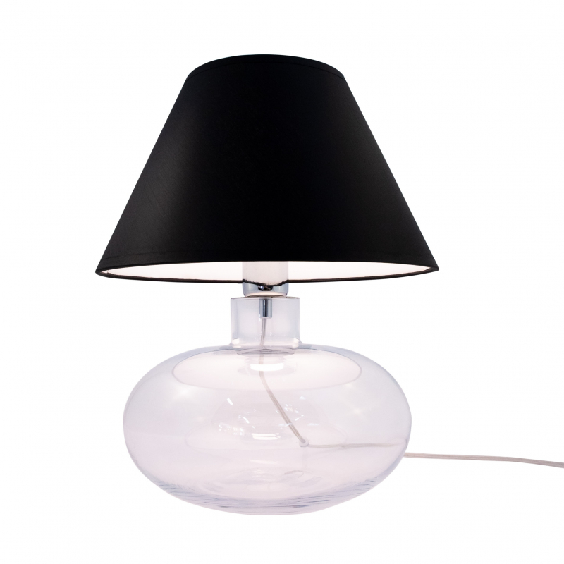 Lampa stołowa MERSIN TRANSPARENT 5513BK