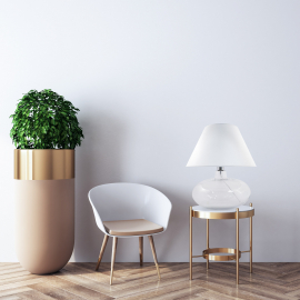 Lampa stołowa ADANA TRANSPARENT 5518WH