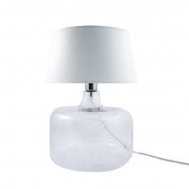 Lampa stołowa BATUMI TRANSPARENT 5527WH