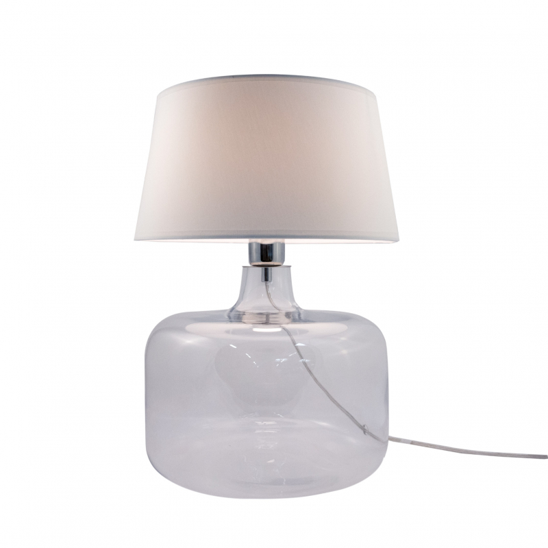 Lampa stołowa BATUMI TRANSPARENT 5527WH
