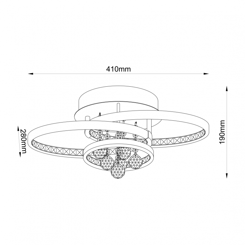 Lampa sufitowa CASTI 18143