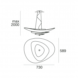 Lampa wisząca MOLEDRO 90239