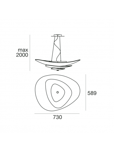 Lampa wisząca MOLEDRO 90239