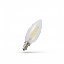 Żarówka LED ŚWIECOWA COG WW CLEAR WOJ+13874,  2700K, 4W