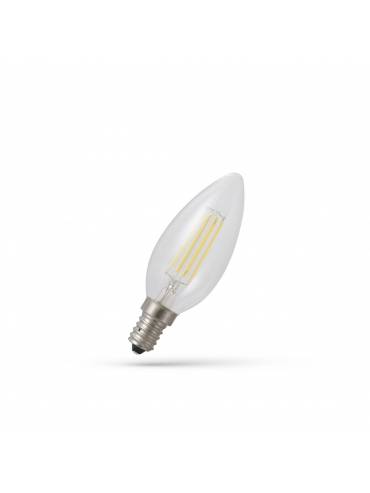 Żarówka LED ŚWIECOWA COG WW CLEAR WOJ+13874,  2700K, 4W