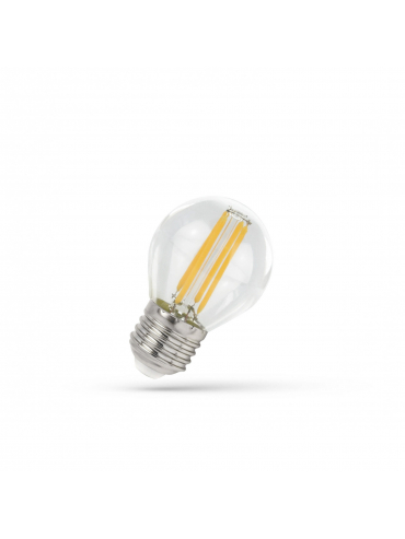 Żarówka LED KULKA COG WW CLEAR WOJ+14072, 2700K, 4W