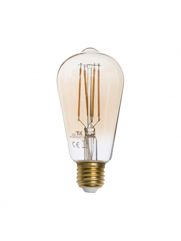 ŻARÓWKA ST58 STOŻEK AMBER 3792, 2000K, 6,5W