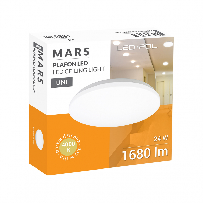 Lampa sufitowa ORO-MARS LED 24W-DW