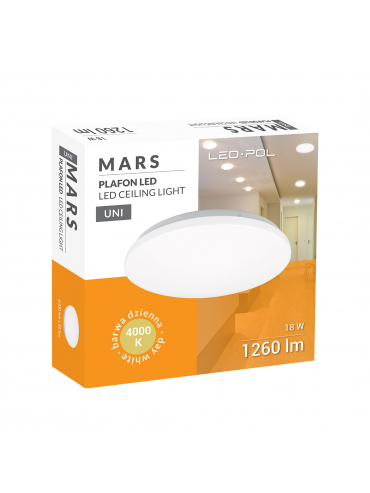 Lampa sufitowa ORO-MARS LED 18W-DW