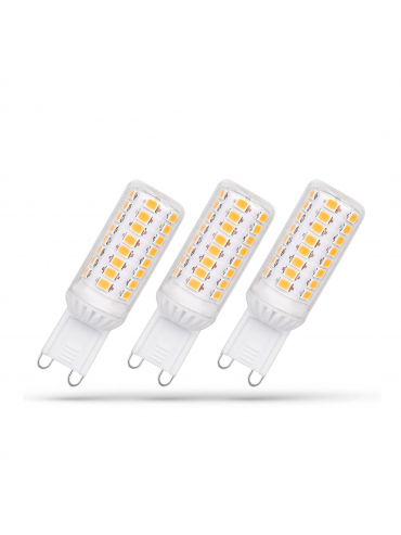 Żarówka LED G9 230V 4W NW DIMMABLE SMD PREMIUM SPECTRUM 3-PACK, 4000K, WOJ+14485