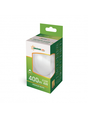 Żarówka LED KULKA 4W COG, 2700K WOJ+14073