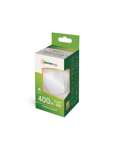 Żarówka LED KULKA 4W COG, 2700K WOJ+14074