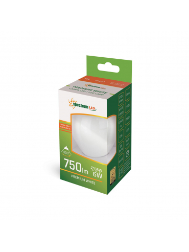Żarówka LED KULKA 6W COG, 2700K WOJ+14398