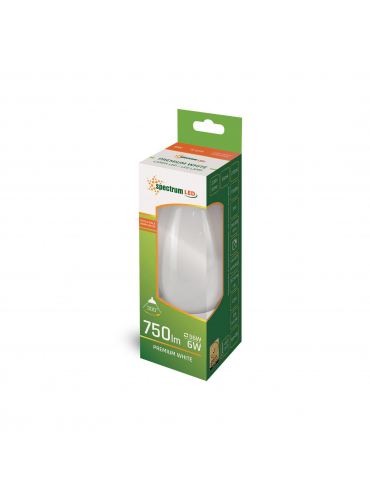 Żarówka LED ŚWIECZKA 6W COG, 2700K WOJ+14392