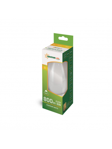 Żarówka LED ŚWIECZKA 6W COG, 4000K WOJ+14393