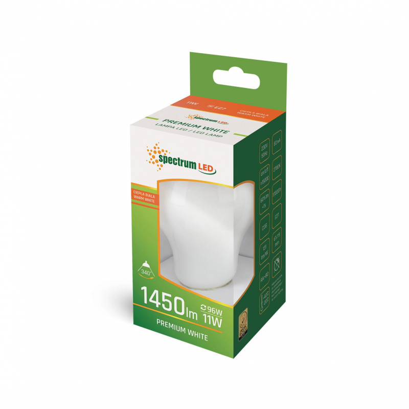 Żarówka LED GLS 11W COG, 2700K WOJ+14364