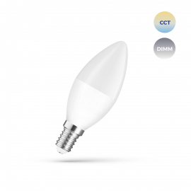 Żarówka LED ŚWIECOWA 5W, 3000-6500K, E-14 230V CCT+DIM Wi-Fi SpectrumSMART WOJ+14413