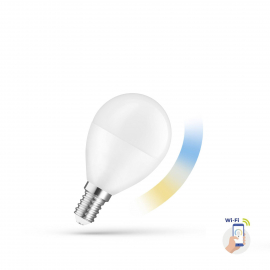 Żarówka LED KULKA 5W, 3000-6500K, E-14 230V CCT+DIMM Wi-Fi SpectrumSMART WOJ+14414