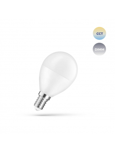 Żarówka LED KULKA 5W, 3000-6500K, E-14 230V CCT+DIMM Wi-Fi SpectrumSMART WOJ+14414