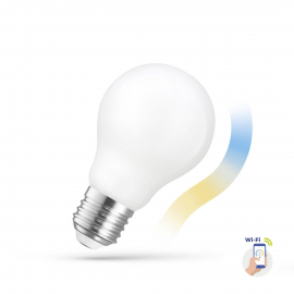 Żarówka LED GLS 5W 2700K-6500K COG 230V CCT+DIMM MILKY Wi-Fi SpectrumSMART WOJ+14419