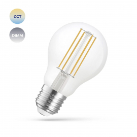 Żarówka LED GLS 5W 2700K-6500K COG 230V CCT+DIMM CLEAR Wi-Fi SpectrumSMART WOJ+14418