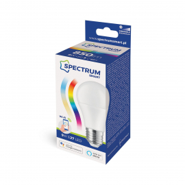 Żarówka LED GLS 9W E-27 230V RGBW+CCT+DIM Wi-Fi SpectrumSMART WOJ+14412