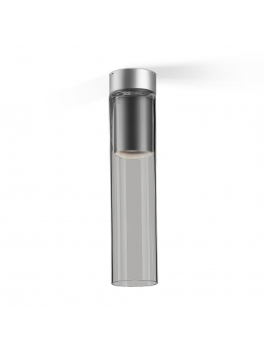 Lampa sufitowa MODERN GLASS Tube SP GU10 Phase-Control natynkowy szary 40461-0000-U8-PH-16