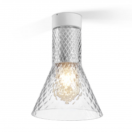 Lampa sufitowa MODERN GLASS Flared SR E27 natynkowy
