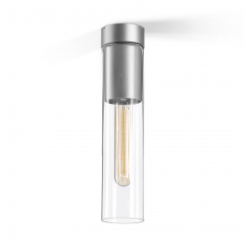 Lampa sufitowa MODERN GLASS Tube TP E27 Phase-Control natynkowy szary 40404-0000-U8-PH-16
