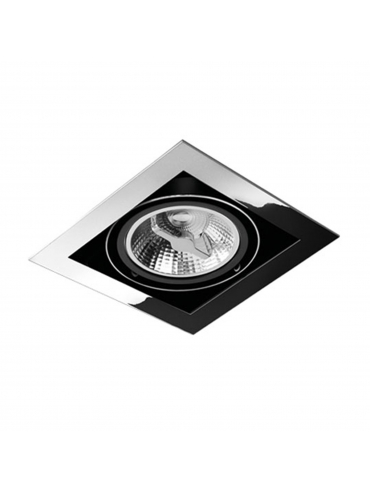 Spot SQUARES 111x1 wpuszczany czarny mat 30511-0000-T8-PH-02