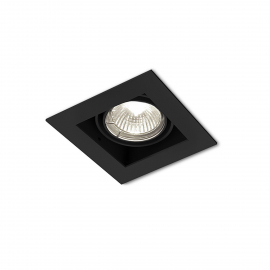 Spot SQUARES 50x1 230V wpuszczany czarna struktura QS 36811-0000-U8-PH-12
