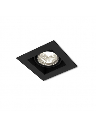 Spot SQUARES 50x1 230V wpuszczany czarna struktura QS 36811-0000-U8-PH-12