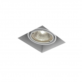 Spot SQUARES 50x1 trimless 230V Phase-Control wpuszczany biały struktura 37011-0000-U8-PH-13