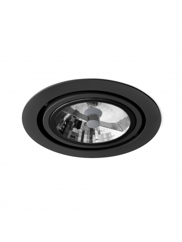 Spot RING 111 Phase-Control wpuszczany czarny struktura QS 37151-0000-T8-PH-12