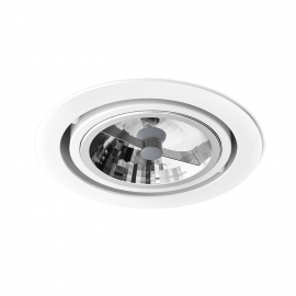 Spot RING 111 Phase-Control wpuszczany biały struktura QS 37151-0000-T8-PH-13