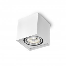 Spot SQUARES 50x1 230V natynkowy biały struktura QS 45811-0000-U8-PH-13