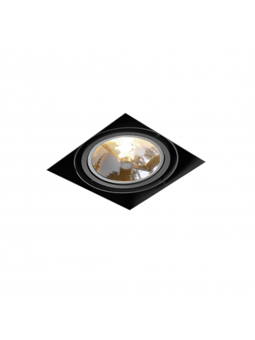Spot SQUARES 111x1 trimless Phase-Control wpuszczany czarny struktura 31811-0000-T8-PH-12