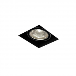 Spot SQUARES 50x1 trimless Phase-Control wpuszczany czarny struktura 35511-0000-T8-PH-12