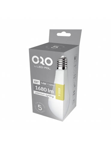 Żarówka LED ORO-PREMIUM-E27-A65-14W-XP-DW, 4000K