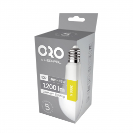 Żarówka LED ORO-PREMIUM-E27-A60-10W-XP-WW, 3000K