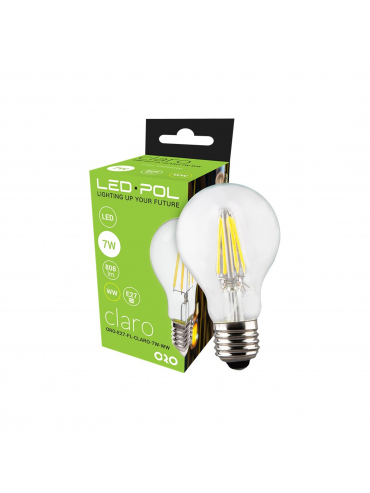 Żarówka LED ORO-E27-FL-CLARO-7W-DW, 4000K